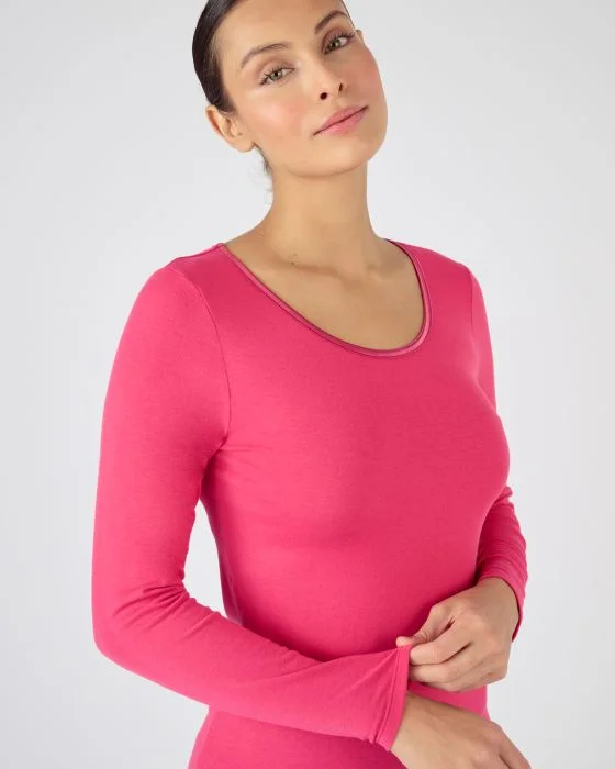 T-shirt Thermolactyl Sensitive biais satin, manches longues