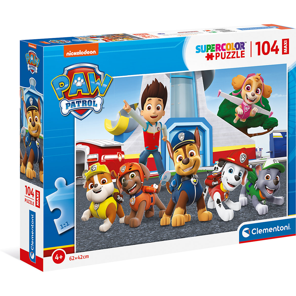 Puzzle 104 Teile, Maxi - PAW Patrol