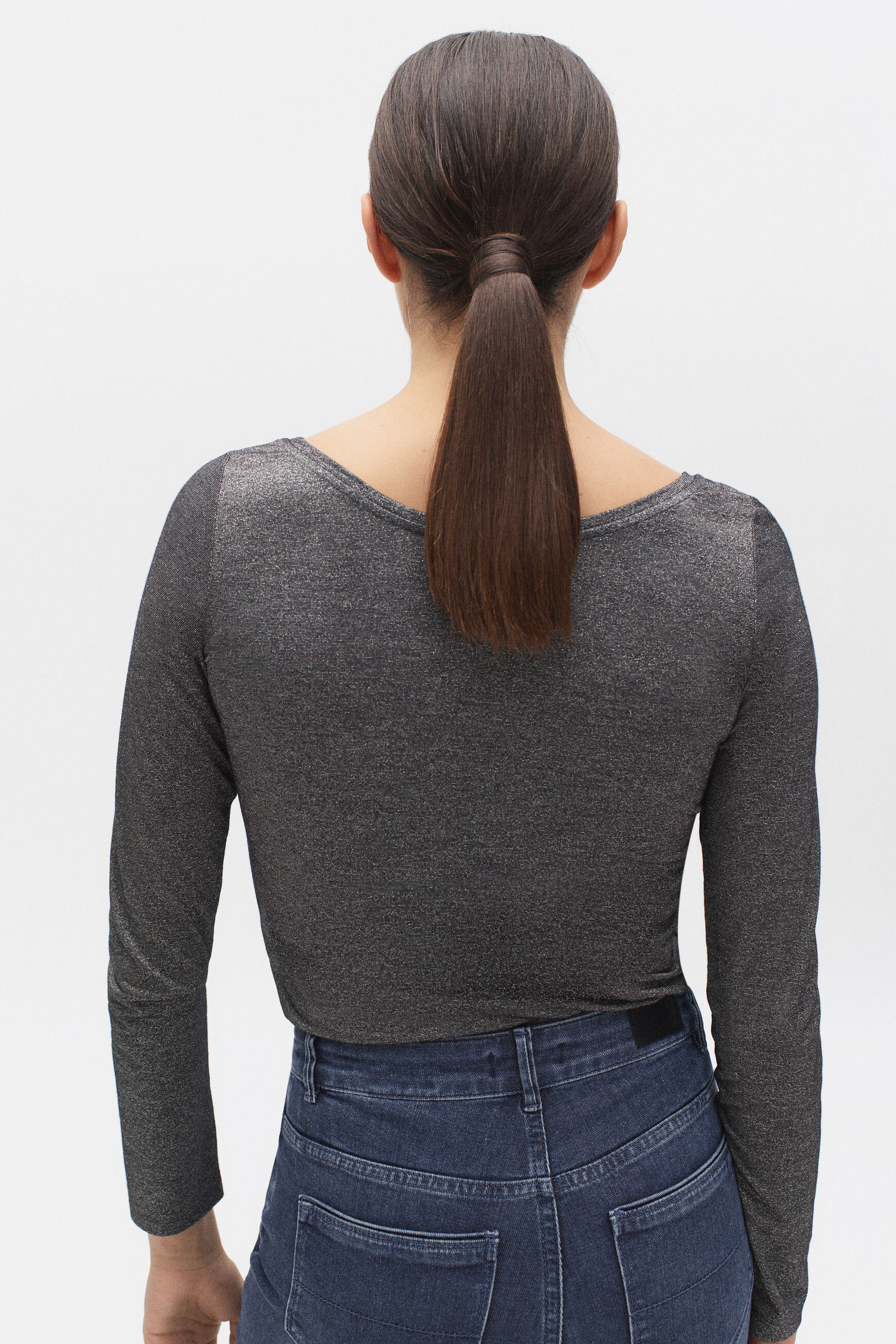t-shirt jude gris argent femme