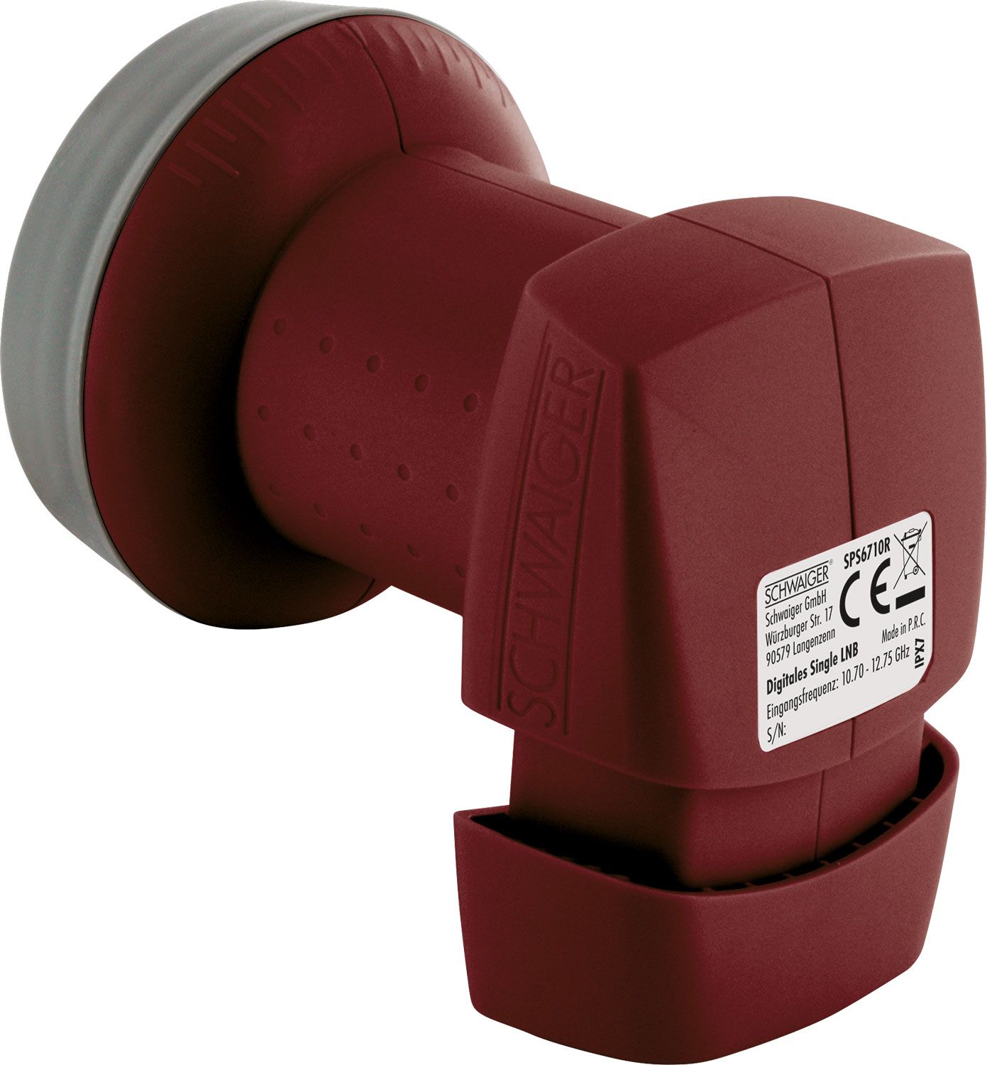 Schwaiger SPS6710R Roter Digital Single-LNB