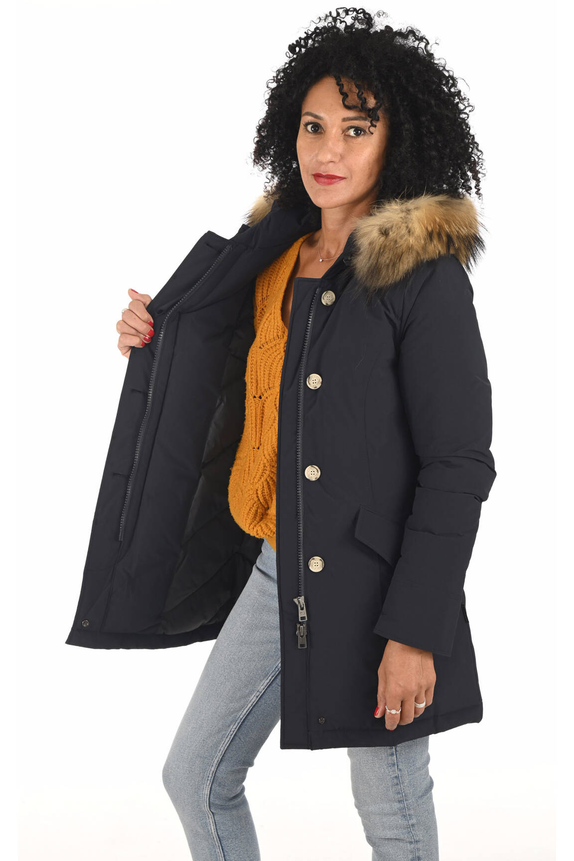Woolrich Parkas Femme couleur bleu