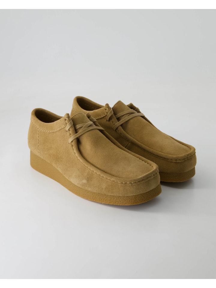 Clarks Klassische Schnürschuhe in Beige günstig kaufen