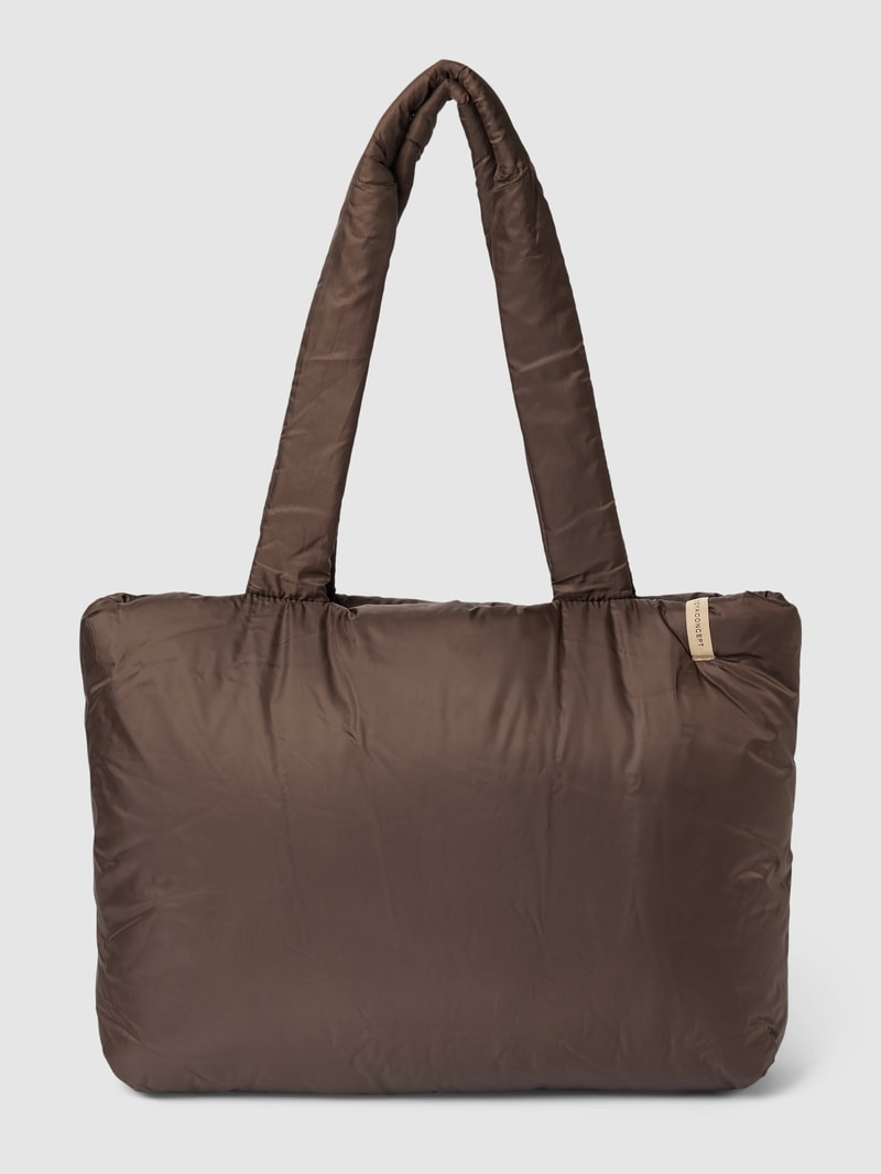 Shopper mit Label-Detail Modell 'Misca' in schlamm