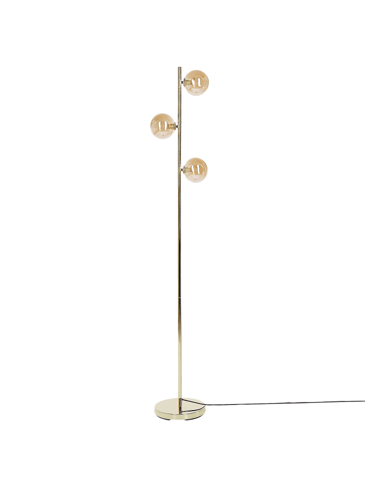 Beliani Stehleuchten RAMIS in Gold - (W) 23 x (H) 154 x (L) 23 cm günstig kaufen onesize