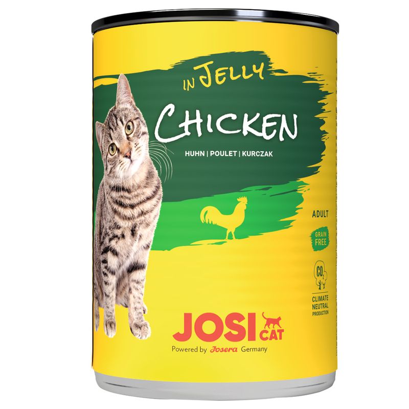 Sparpaket JosiCat Nassfutter in Gelee 24 x 400 g