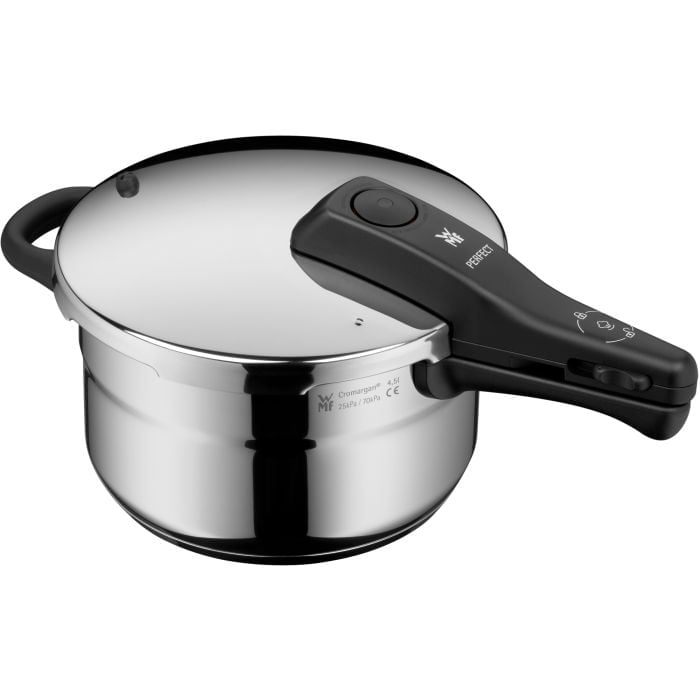 Perfect One Pot Schnellkochtopf-Set mit Dampfgareinsatz, 4,5 und 3,0 Liter, stapelbar