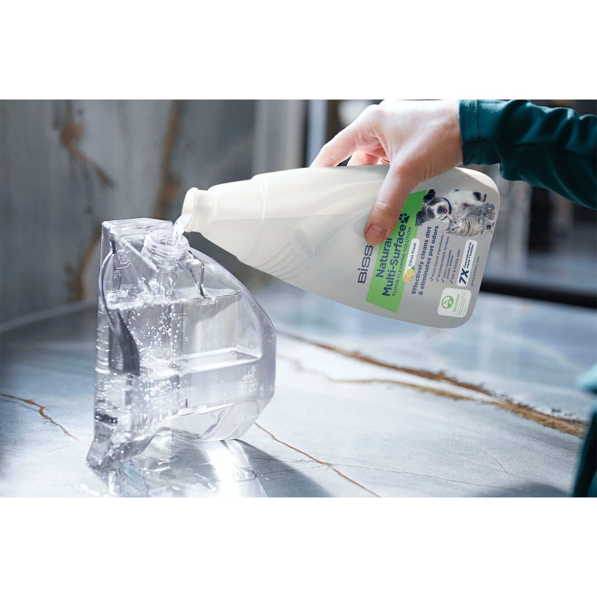 Bissell Natural Multi Surface 1L PET Flüssigreiniger
