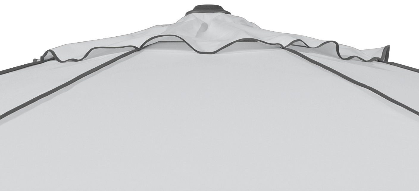 Schneider Schirme Marktschirm Adria, Durchmesser 350 cm, silbergrau, rund, ohne Schirmständer