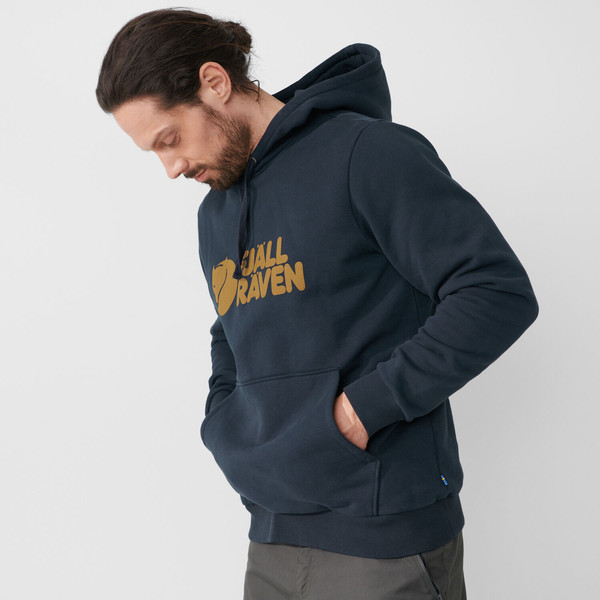 FJÄLLRÄVEN LOGO HOODIE M Herren - Kapuzenpullover
