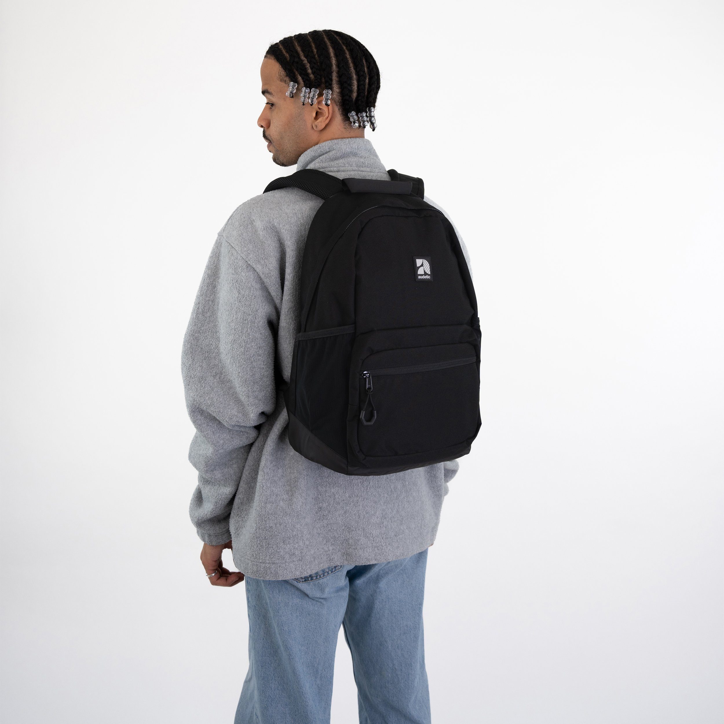 audetic Schulrucksack FLEX Rucksack Schule Schulrucksack Mädchen Jungen (Keine Set), Viele Fächer, Laptopfach, Wasserabweisend