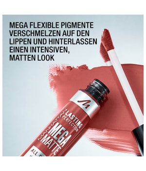 Manhattan Lasting Perfection Mega Matte Liquid LipMake-up Liquid Lipstick-7 ml