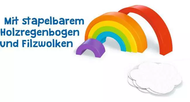 ministeps: Emils buntes Regenbogen-Spiel - Kinderspiel ab [age] Jahren