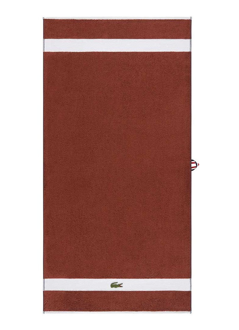 Prosop de baie Lacoste bleumarin din bumbac organic - 70 x 140 cm