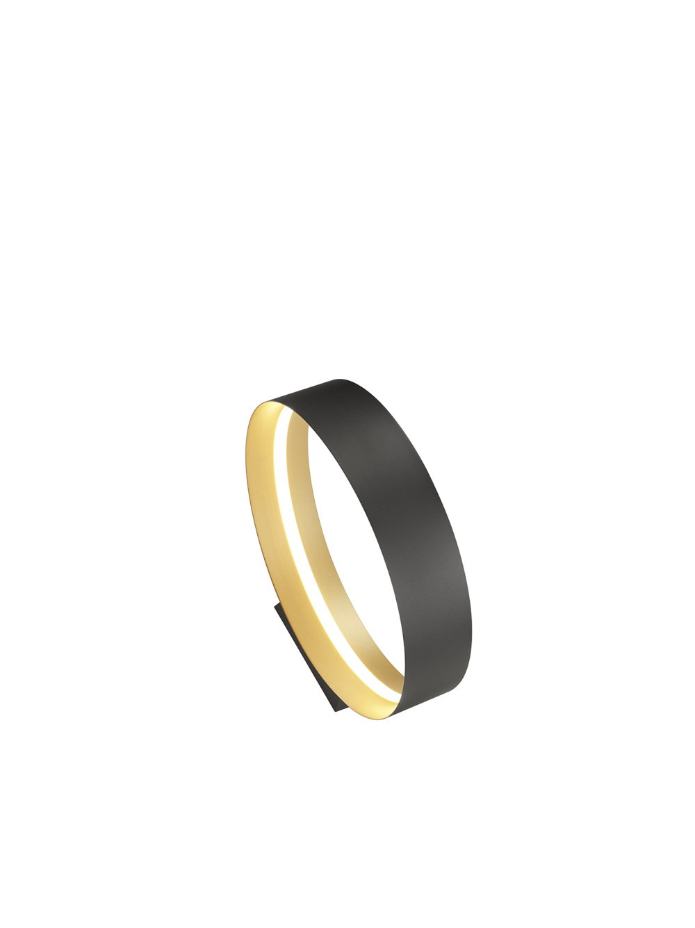 Tischleuchte Loop Schwarz-Gold