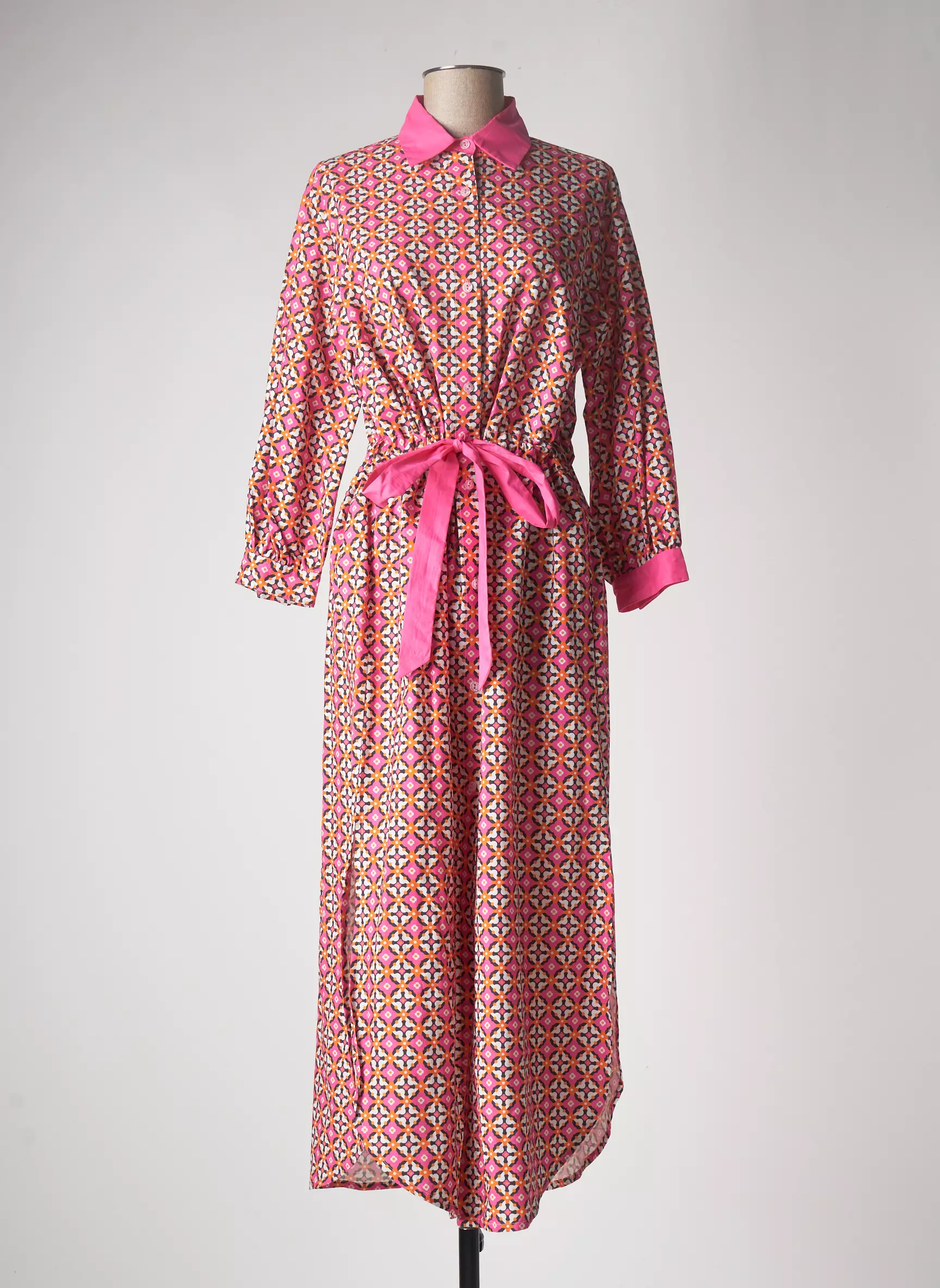 Pame Carrioni Robes Longues Femme couleur rose