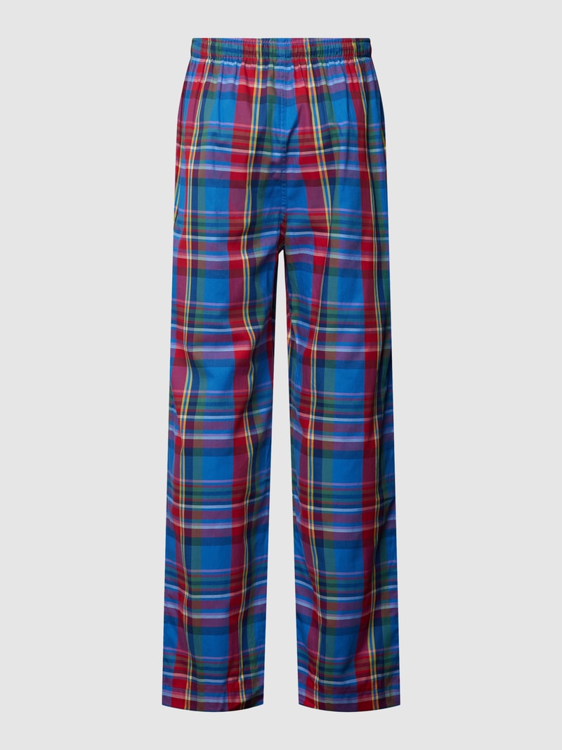 Pyjama-Hose mit Streifenmuster in rot