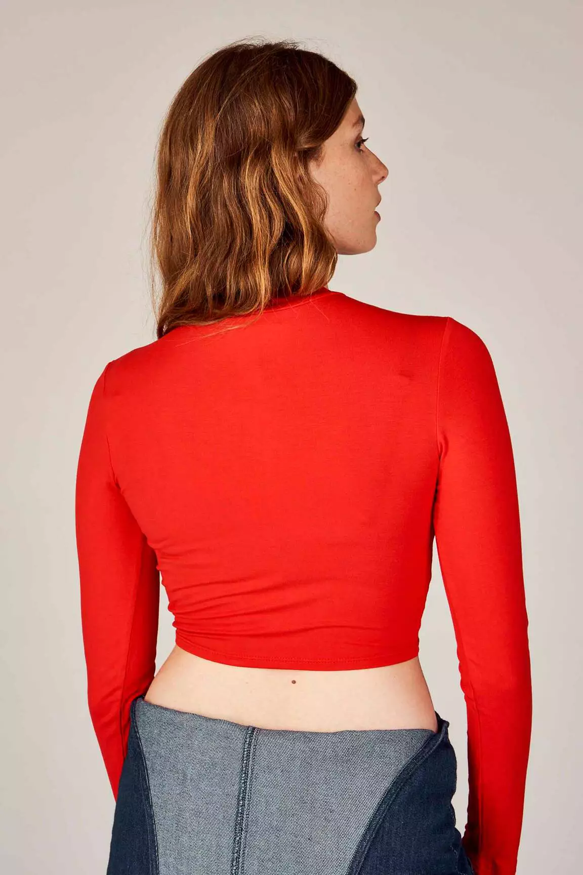 Tally Weijl Crop Tops Femme couleur rouge