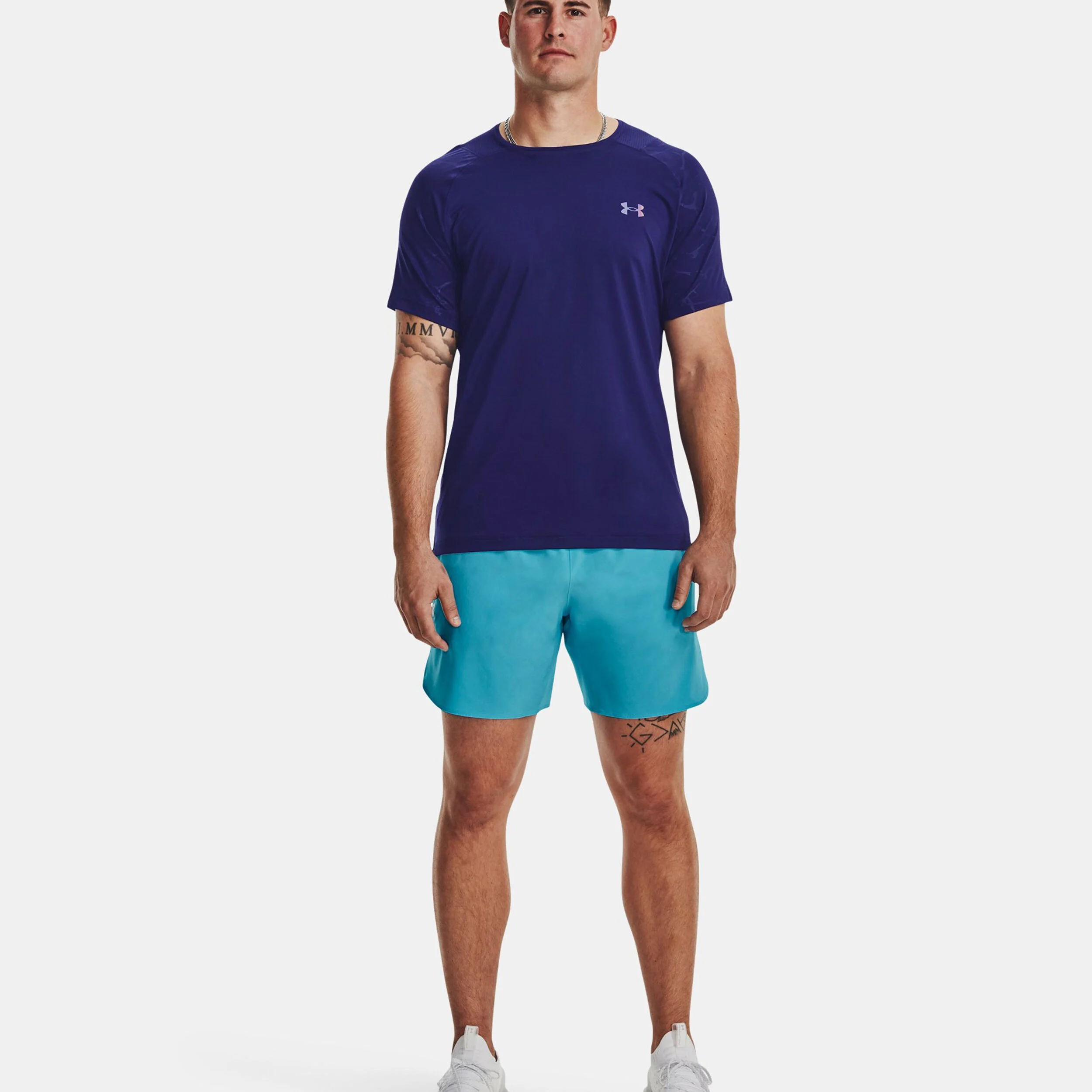 Rush Emboss T-Shirt Herren - Blau