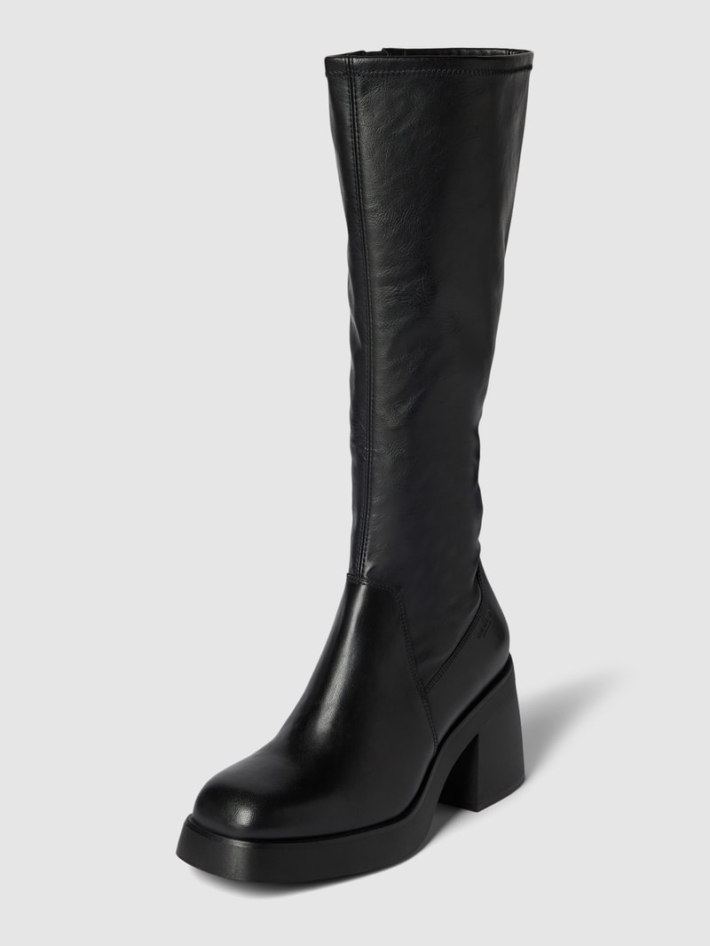Stiefel mit Plateausohle Modell 'BROOKE' in schwarz