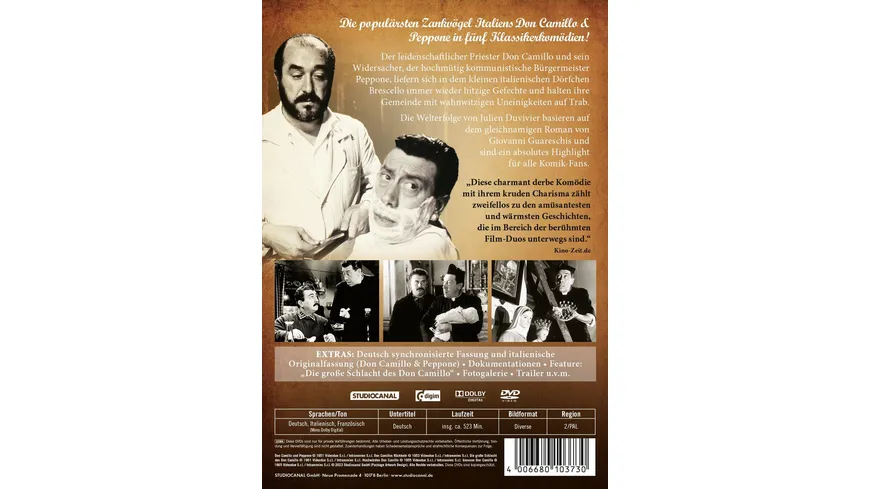 Don Camillo & Peppone Edition  [5 DVDs]
