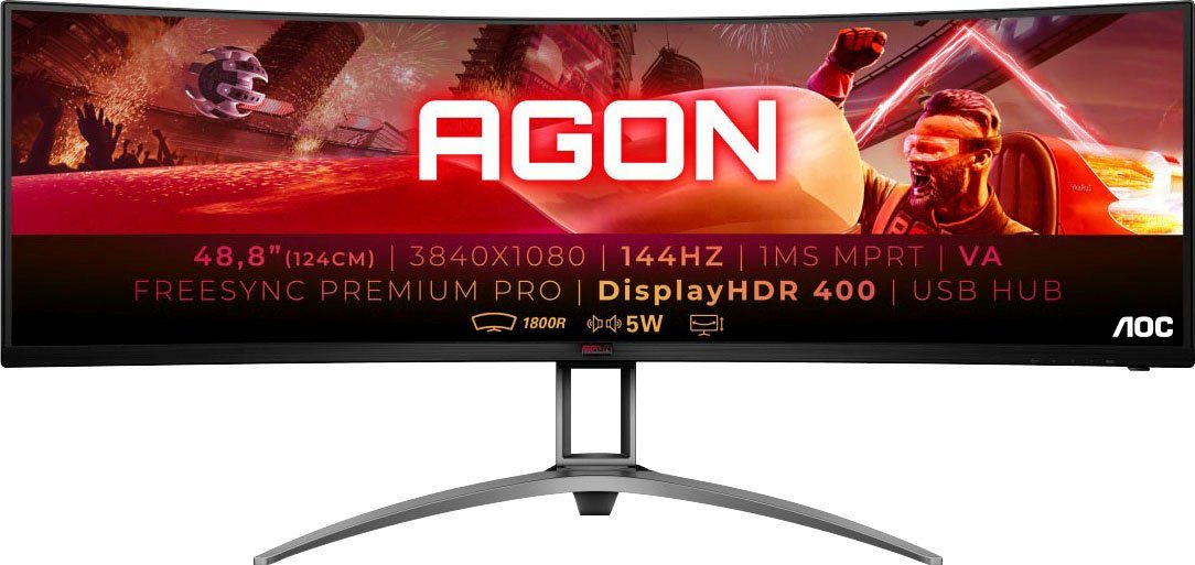 AOC AG493QCX Curved-Gaming-Monitor (124 cm/49 