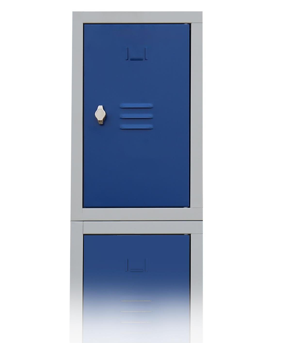 Steelboxx Schrankeinsatz Aufsatzschrank, 500 x 315 x 500 mm, lichtgrau/enzi