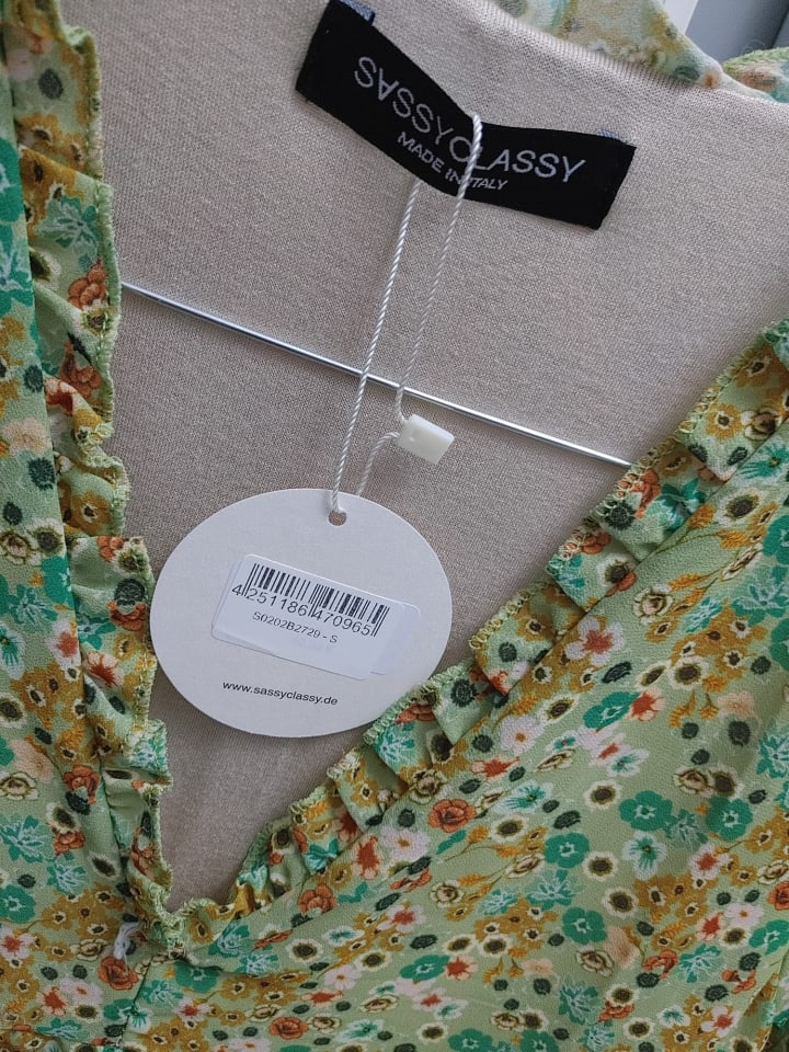 SASSYCLASSY Kleid in Grün günstig kaufen S