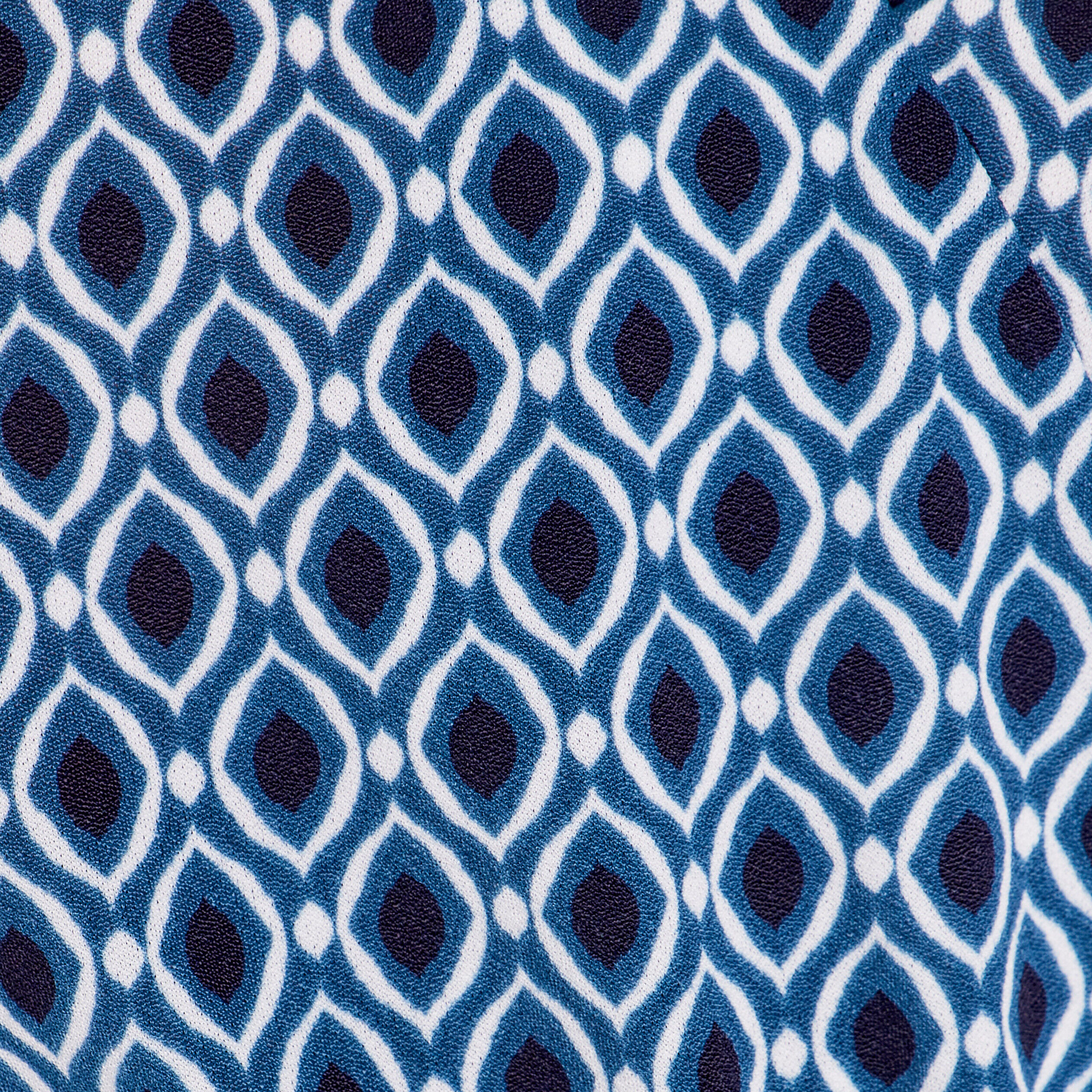 Robe évasée manches 3/4 bleu femme | Cache Cache