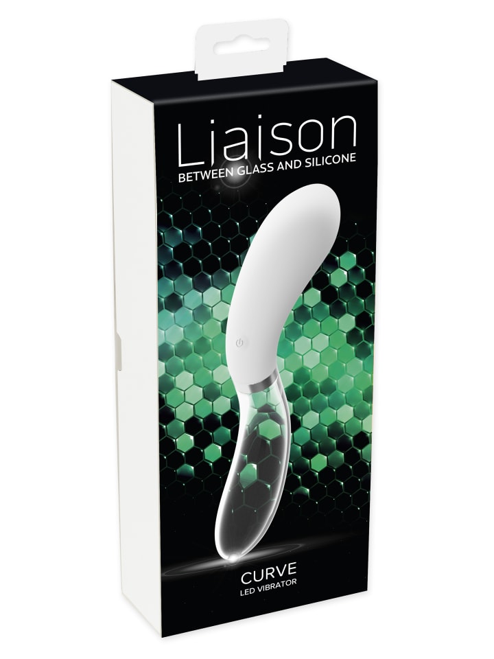 Liaison Vibrator Curve LED Vibrator in weiß günstig kaufen 21,5 cm