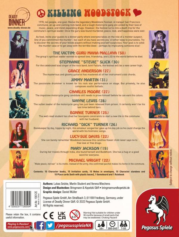 Deadly Dinner - Killing Woodstock (engl.)