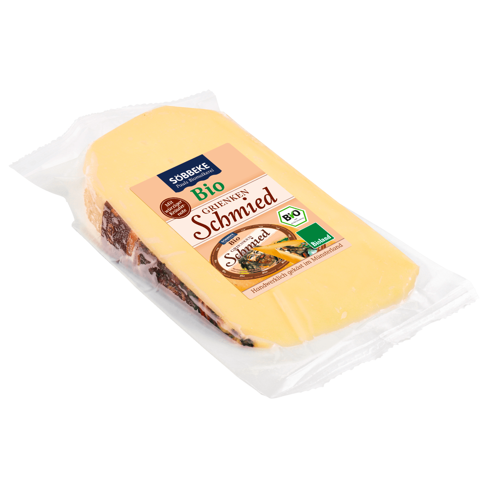 Söbbeke Bio Grienken Schmied Schnittkäse 150g