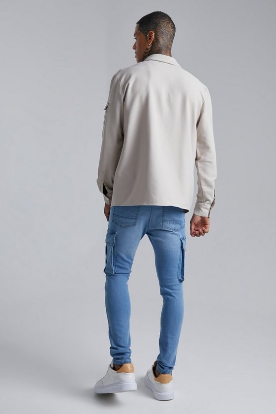 Super Skinny Cargo-Jeans
