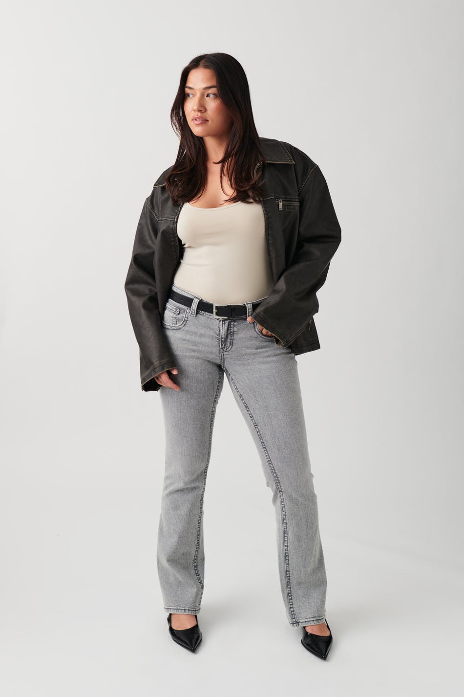 Y2k low bootcut jeans