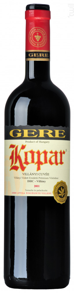 Gere Attila Kopar Gere Attila Vin Rouge●AOC de Villány-Siklós 2018 75cl