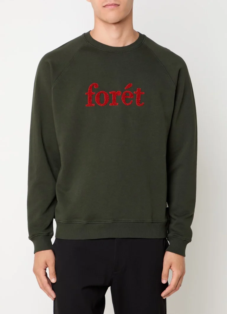 Pull en coton biologique Forét Spruce avec logo