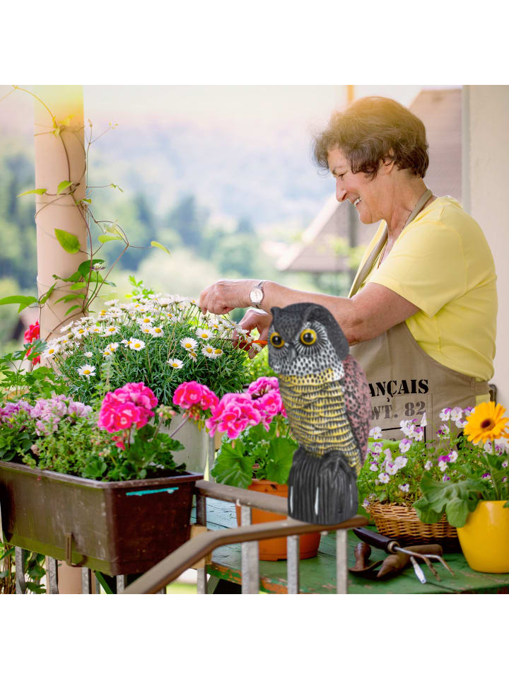 relaxdays Vogelschreck Eule in Bunt günstig kaufen onesize