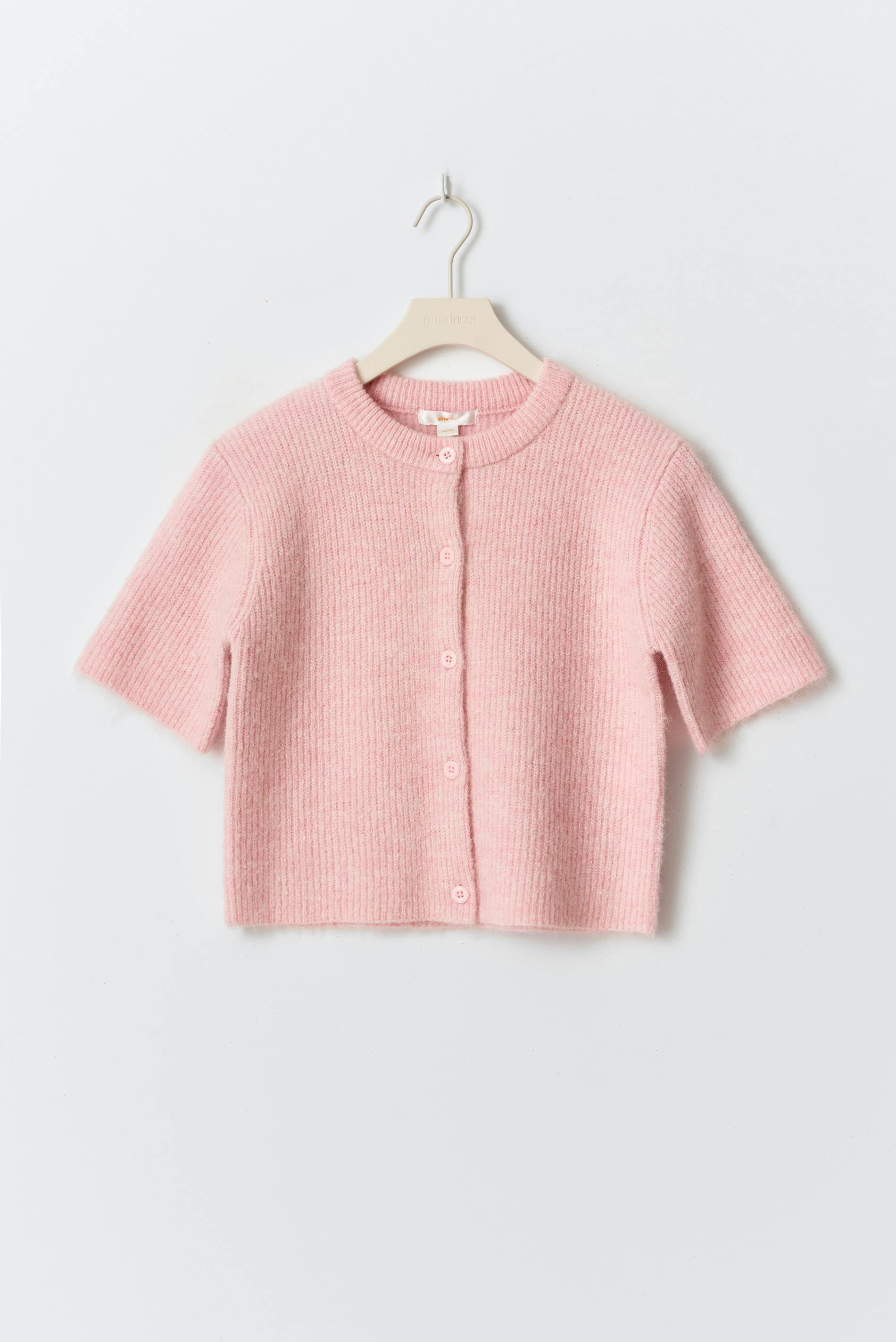 Y short sleeve cardigan