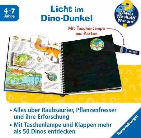 Ravensburger Wieso? Weshalb? Warum? Leuchte und entdecke: Dinosaurier