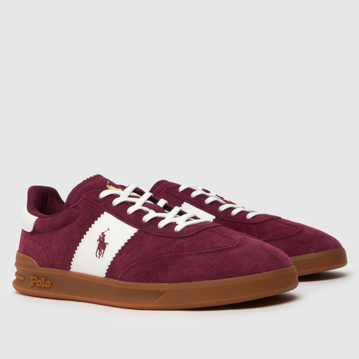 Polo Ralph Lauren – Heritage Aera – Vinröda sneakers