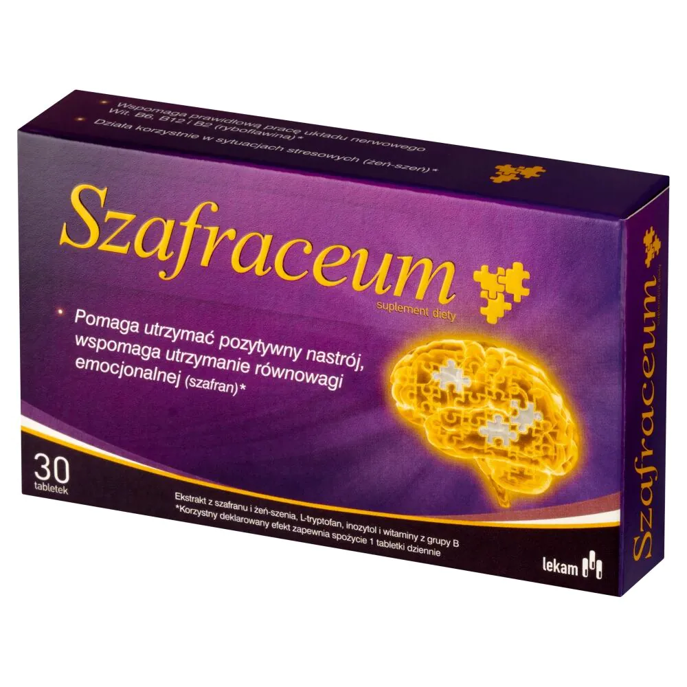 Szafraceum, Συμπλήρωμα διατροφής για καλή διάθεση, Δισκία