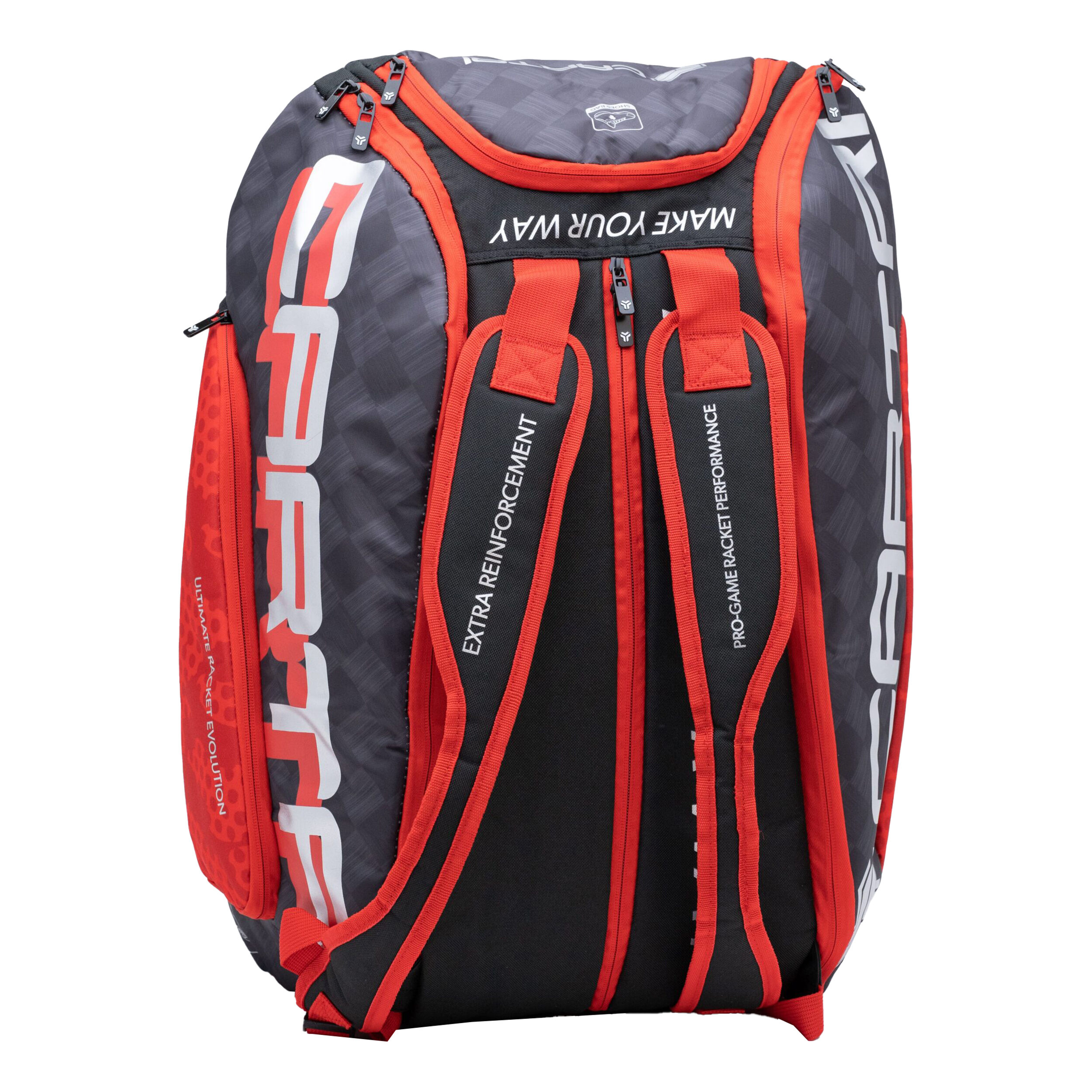 Blaidd Padelschlägertasche - Rot, Schwarz