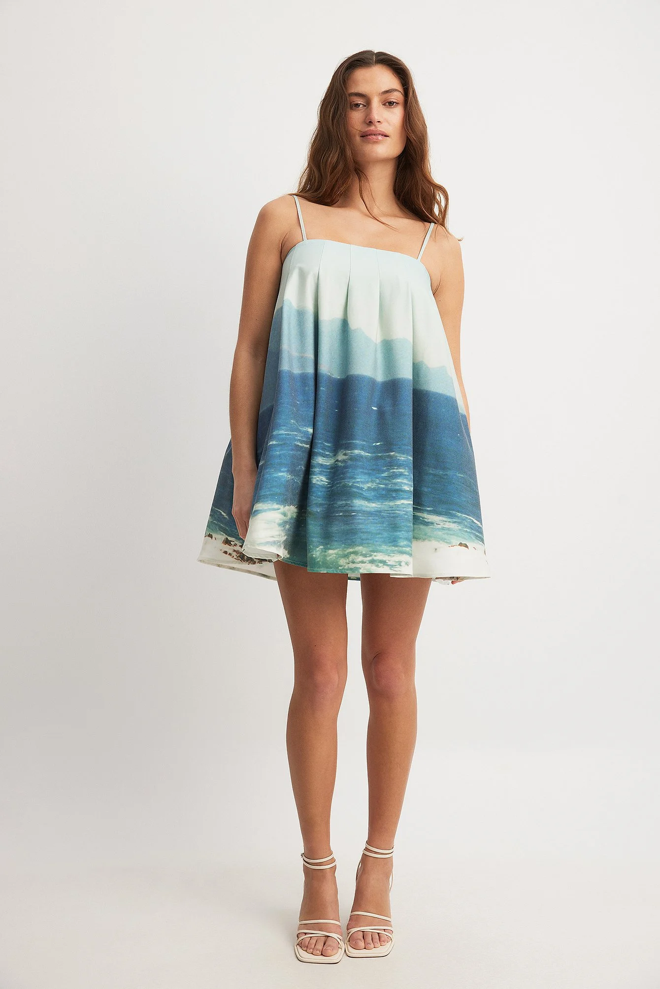 Minikleid mit Meeresmuster