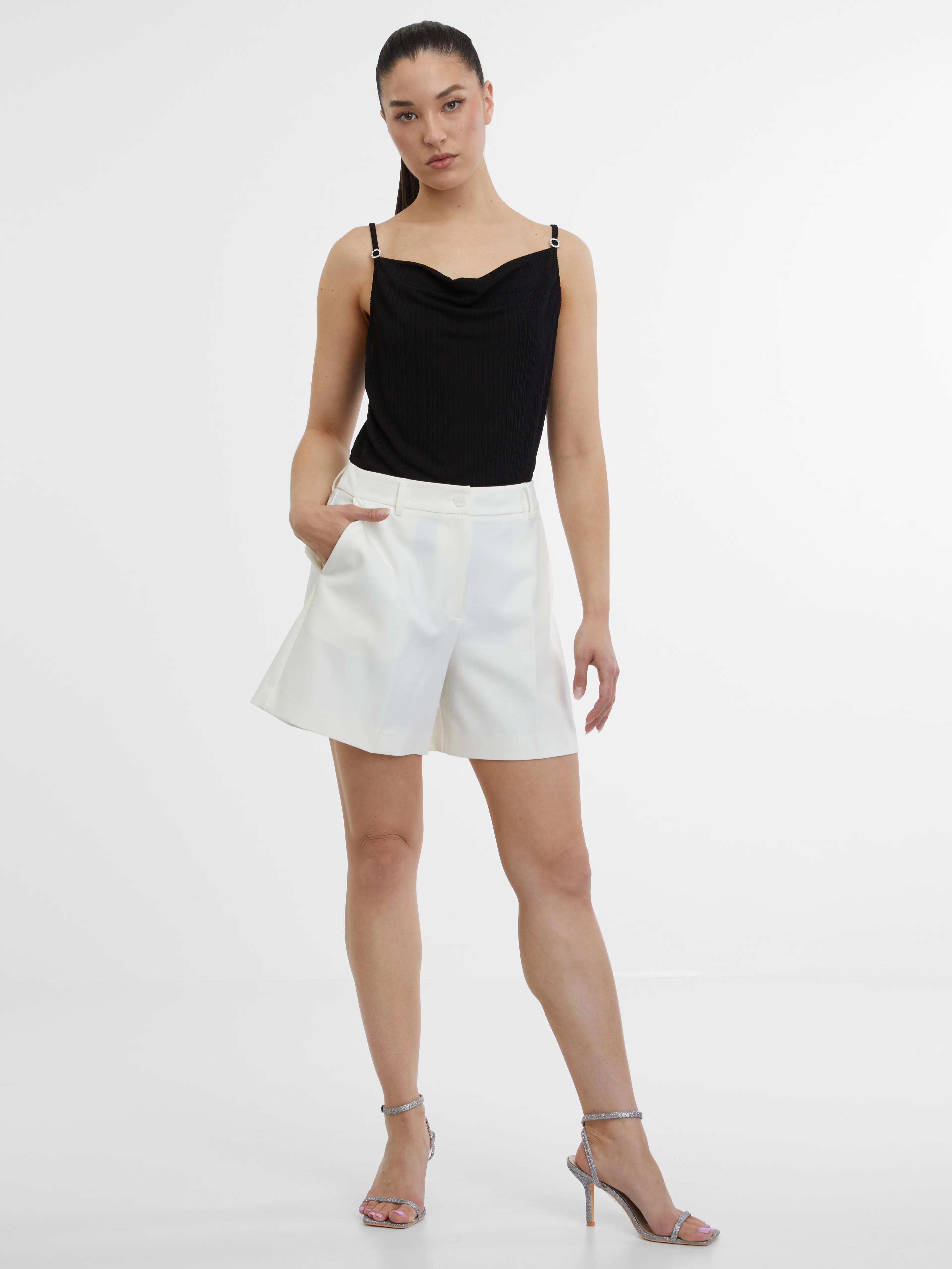 Schwarzes Damen-Tank-Top ORSAY