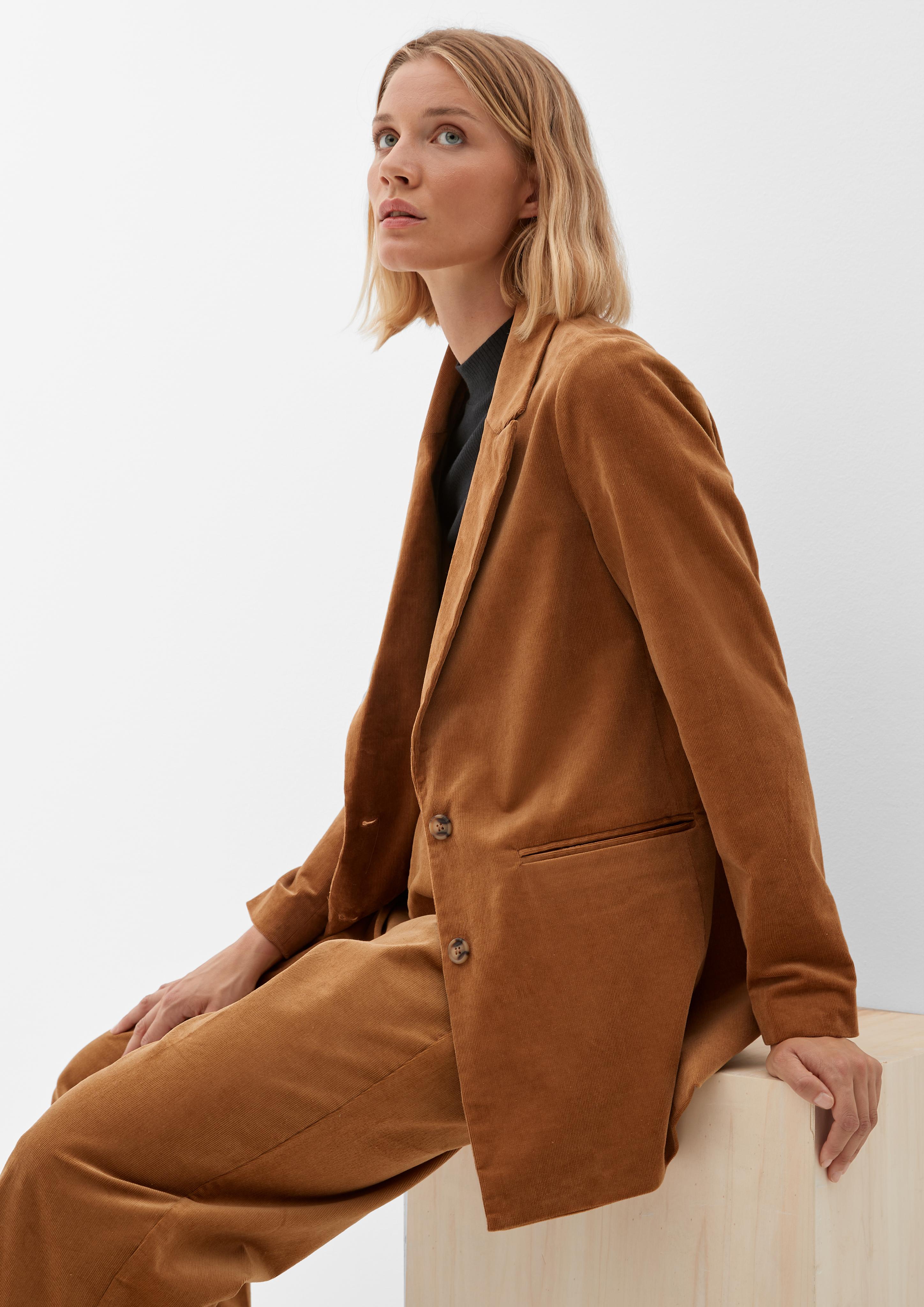 Blazer aus Baumwollcord  2121395-8469