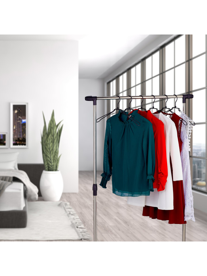 relaxdays 12er-Set: Kleiderbügel in Schwarz günstig kaufen onesize