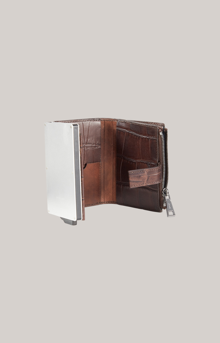 Karten-Etui Fano C-Four E-Cage in Dunkelbraun