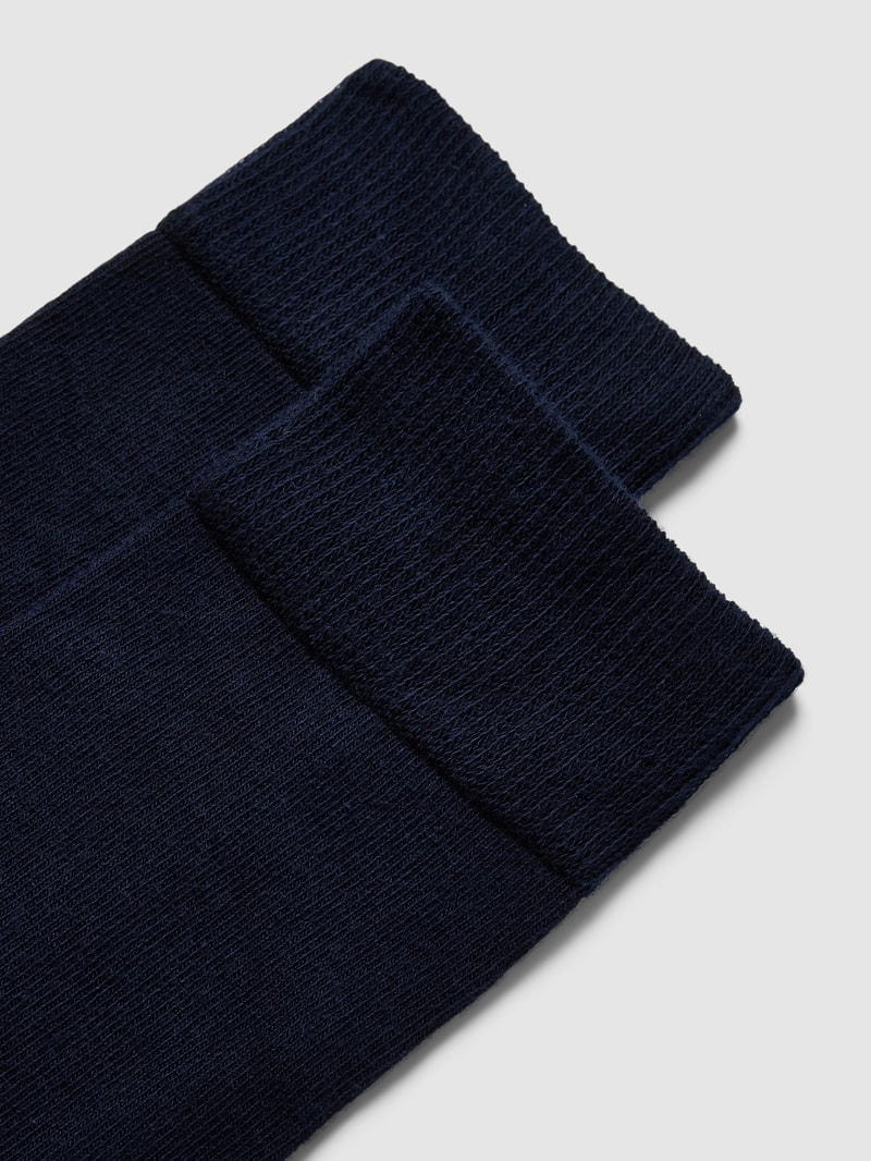 Socken mit hohem Schaft im 2er-Pack in dunkelblau