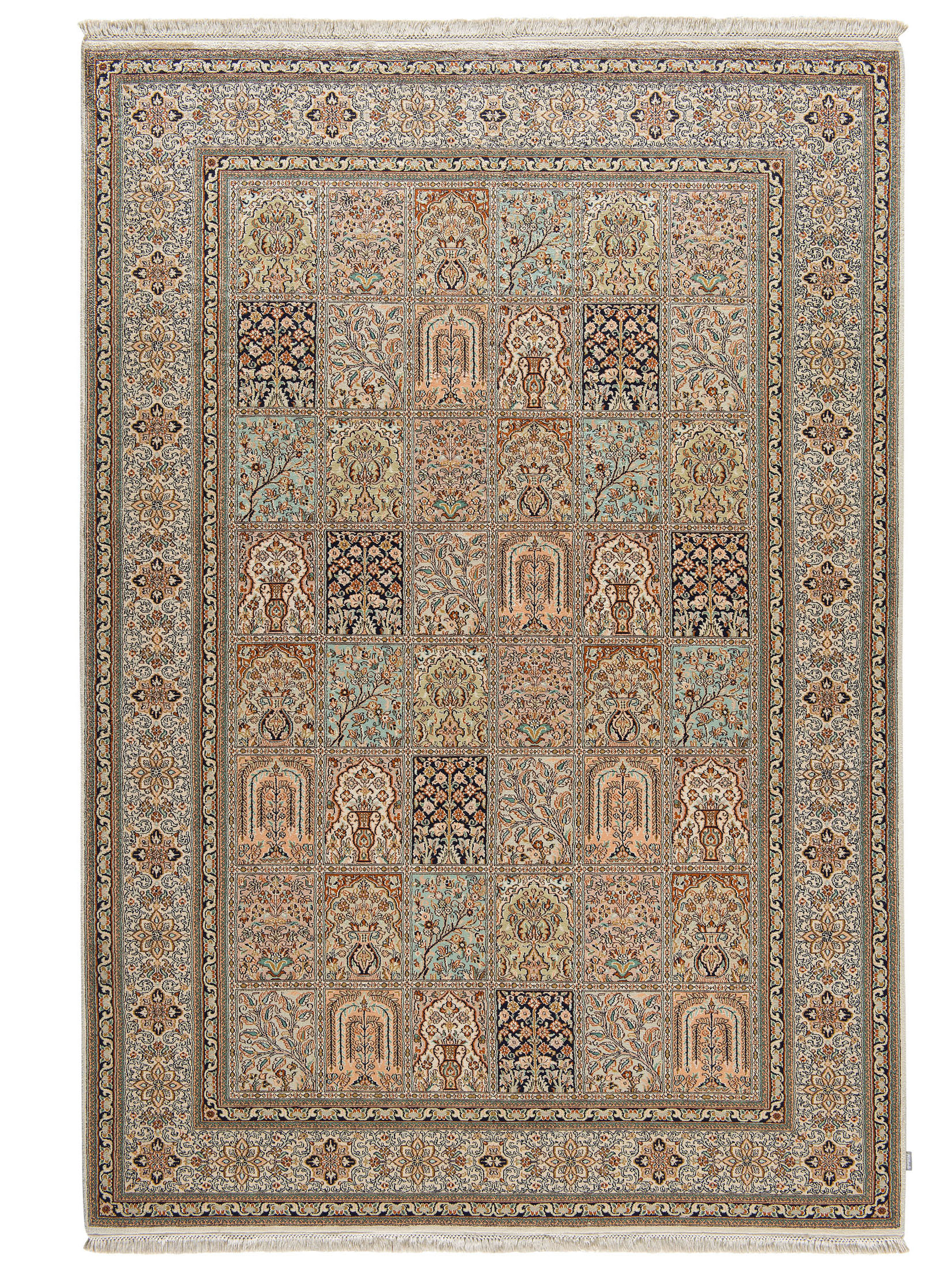 Kaschmir Seide 18/18 ca. 172 x 251 cm, Unikat / Einzelstück