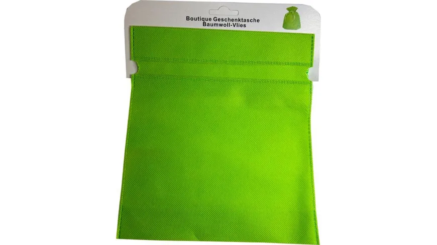 BOCK Geschenktüte Non-Woven gross grün 35 x 27cm