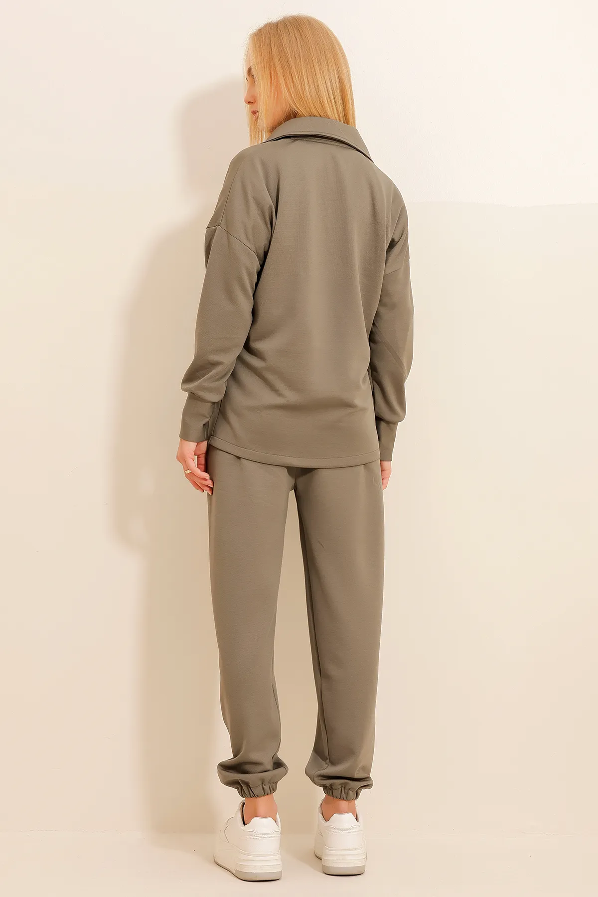 Trend Alaçatı Stili  Zweiteiler - Khaki - Regular Fit